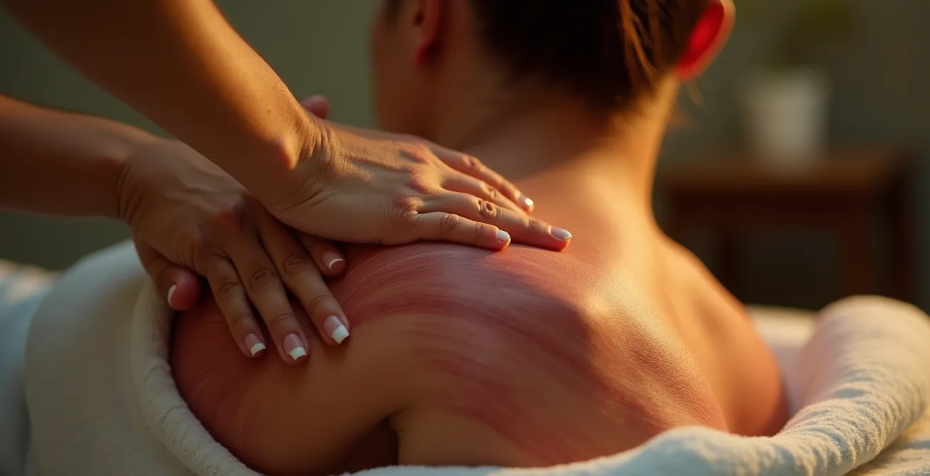 Visualización de las zonas corporales donde se acumula el estrés emocional del trabajo