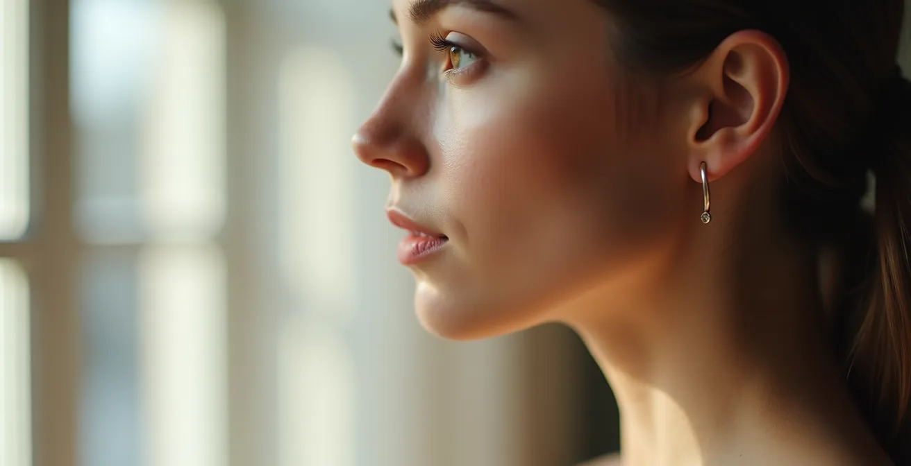 Técnica de aplicación de ácido hialurónico para definir la línea mandibular femenina